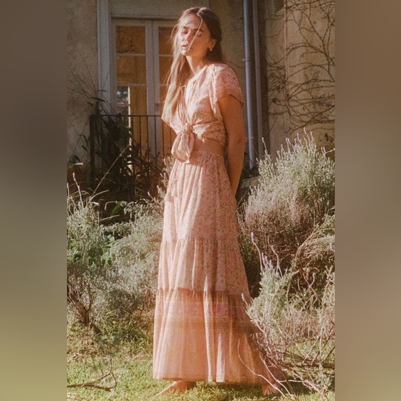 Spell Love Story Tiered Maxi Skirt - Picture 4 of 8